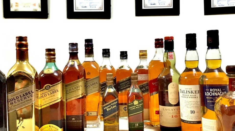 ジョニーウォーカー橋口セレクションの飲み比べ